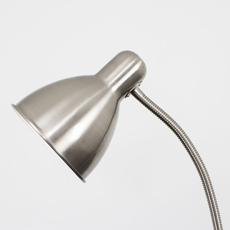 Netherby 156cm Floor Lamp, Brushed Chrome, Included
