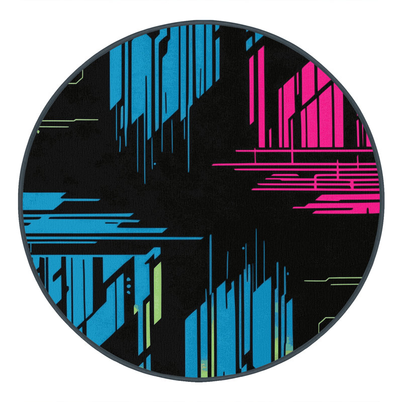 Midnight Glow Rug, Round 3'