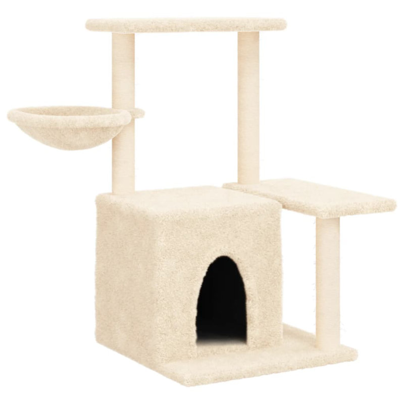83 cm H Cat Tree / Condo, Cream