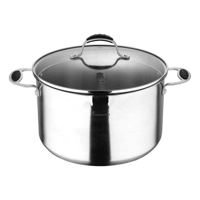 Masterpro 9.8L Stainless Steel Stock Pot