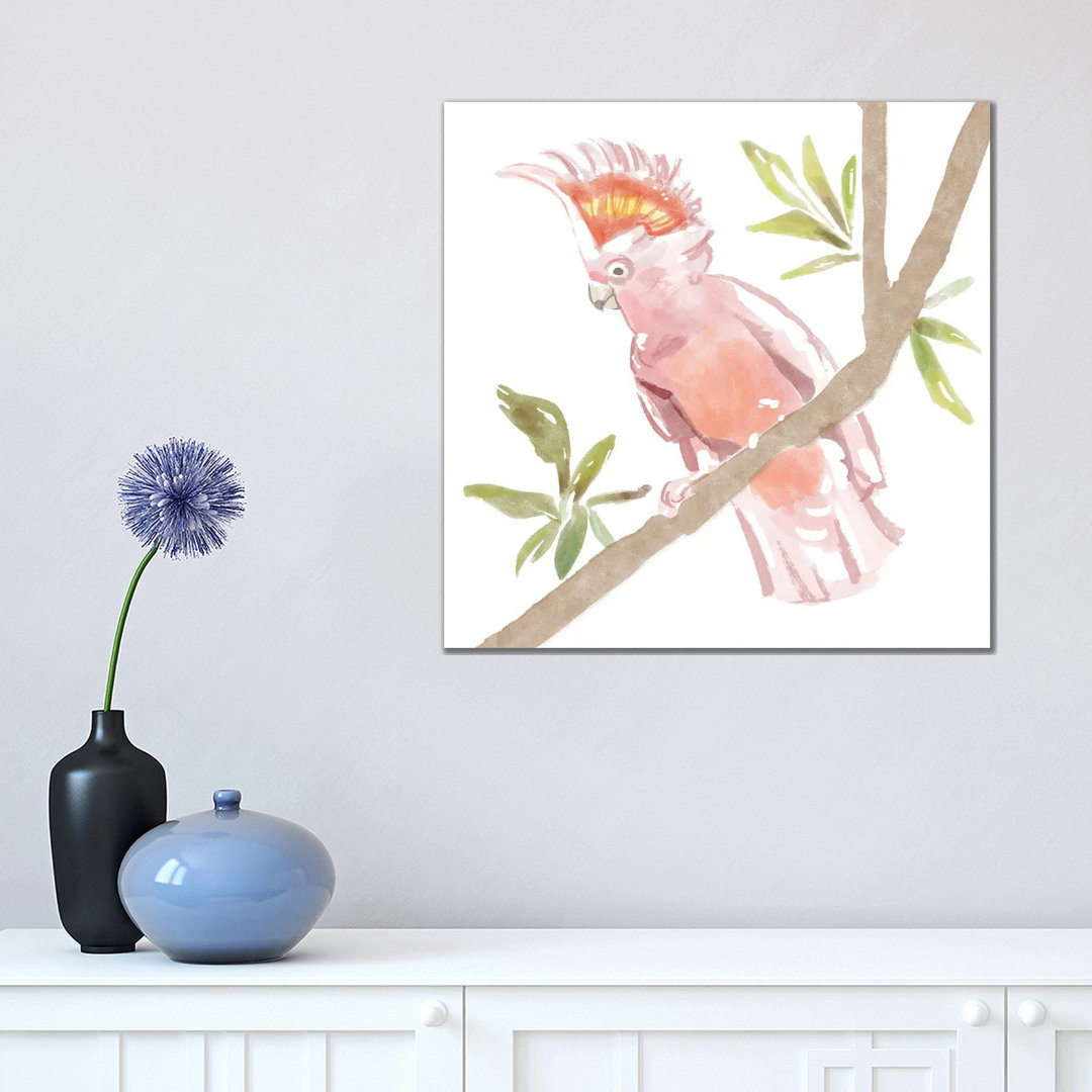 Tropical Cockatoo by Bannarot - Wrapped Canvas Gallery-Wrapped Canvas Giclée