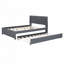 Lit plateforme tapissier avec lit gigogne-1766595717