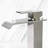 Bathroom Vanity Faucet, Modern Style, Brushed Nickel, Stainless Steel, & Flow Rate Surface, Verified-125364161