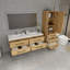 Meuble-lavabo mural avec lavabo et support en acrylique renforcé Victoria-1514633764