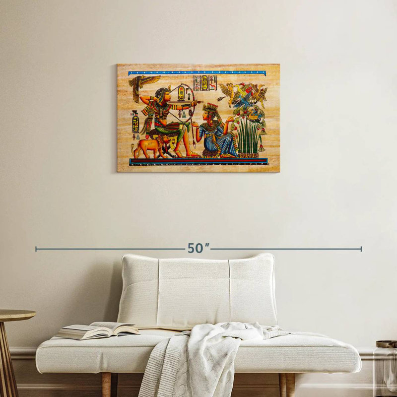 Senne, chasse aux oiseaux antiques, H 20 po x l 30 po