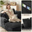 Upholstered Corduroy Accent Chair-1206478693