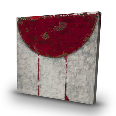 half circle - 32"x32" art on canvas