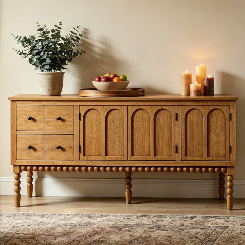 High-End Vintage-Style Sideboard