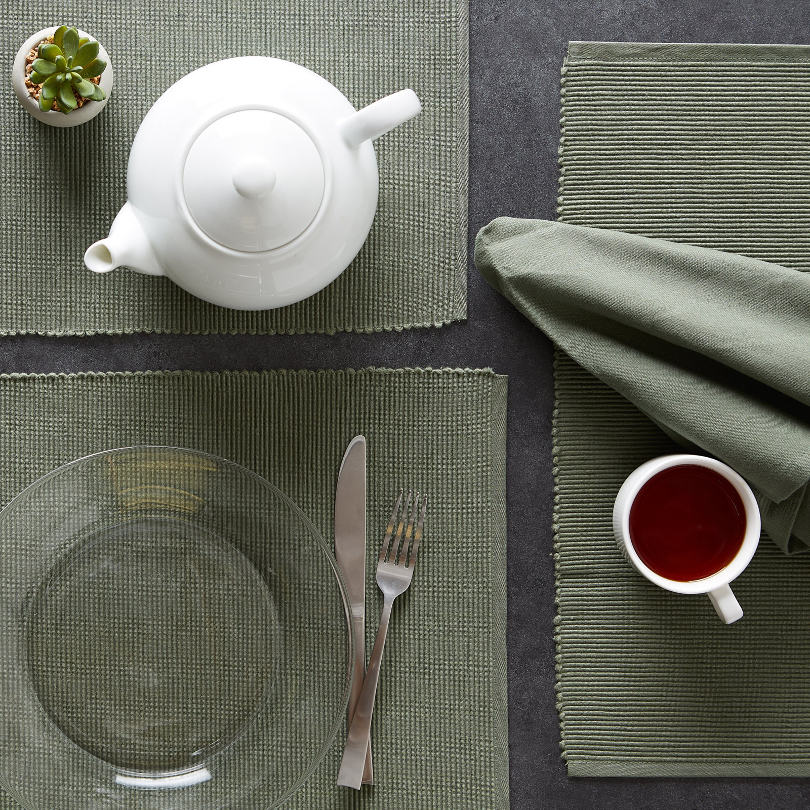 Aban Cotton Placemat, Artichoke