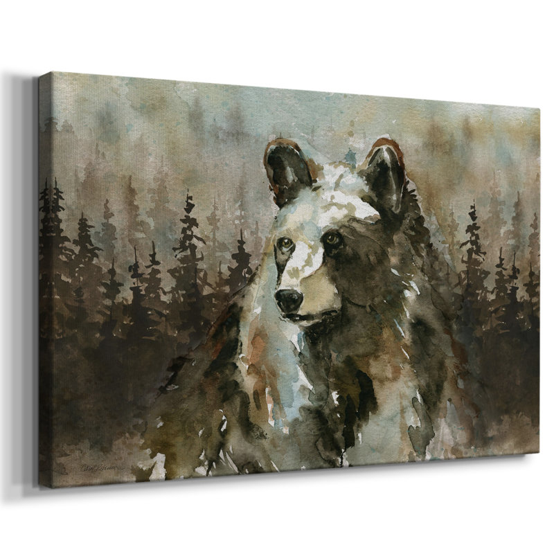 Lodge Twilight II-Gallery Wrapped Canvas, 12" H x 18" W
