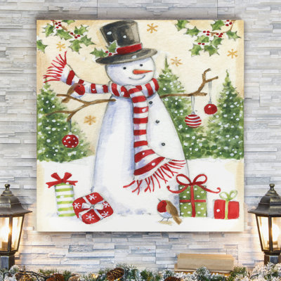 " Snowman Merriment "