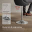 Swivel Upholstered Faux Leather Adjustable Height Bar Stool-61655927-134966911