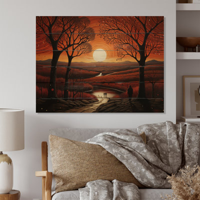 " Orange Black Native American Essence "