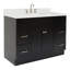 Ensemble de meuble-lavabo simple autoportant 48 po avec plateau en quartz Hamlet-138979225-94003766