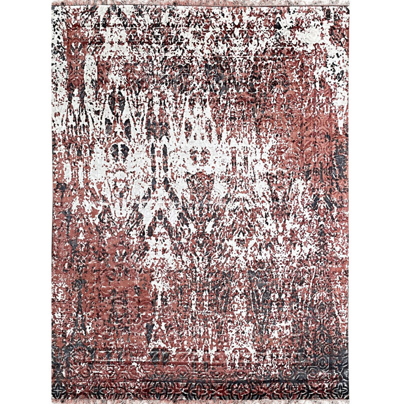 Hand Knotted Wool Area Rug