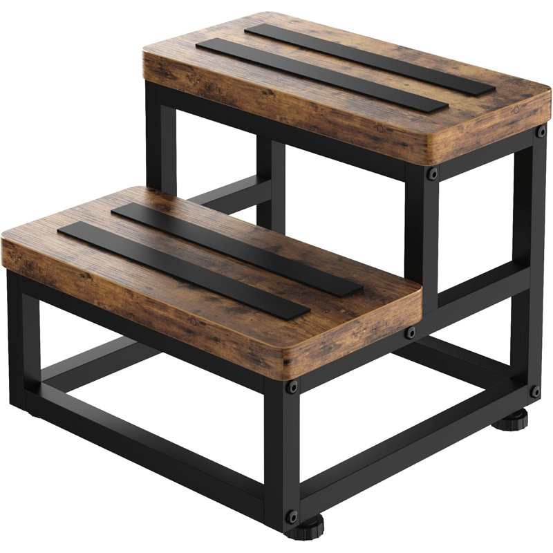 Escabeaux robustes en bois