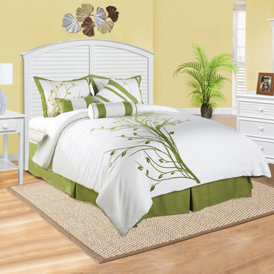 Sunset Panel Bed in White