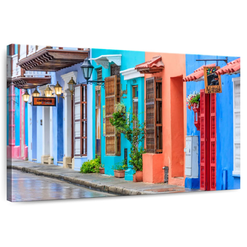 Marchelle, rue historique de Cartagena, H 8 po x l 12 po