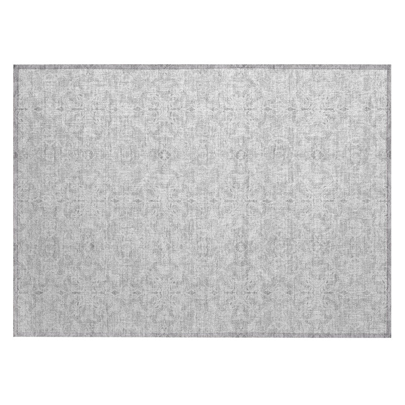 Tapis intérieur / extérieur Suhailah avec envers antidérapant, Rectangle 1 pi 8 po x 2 pi 6 po