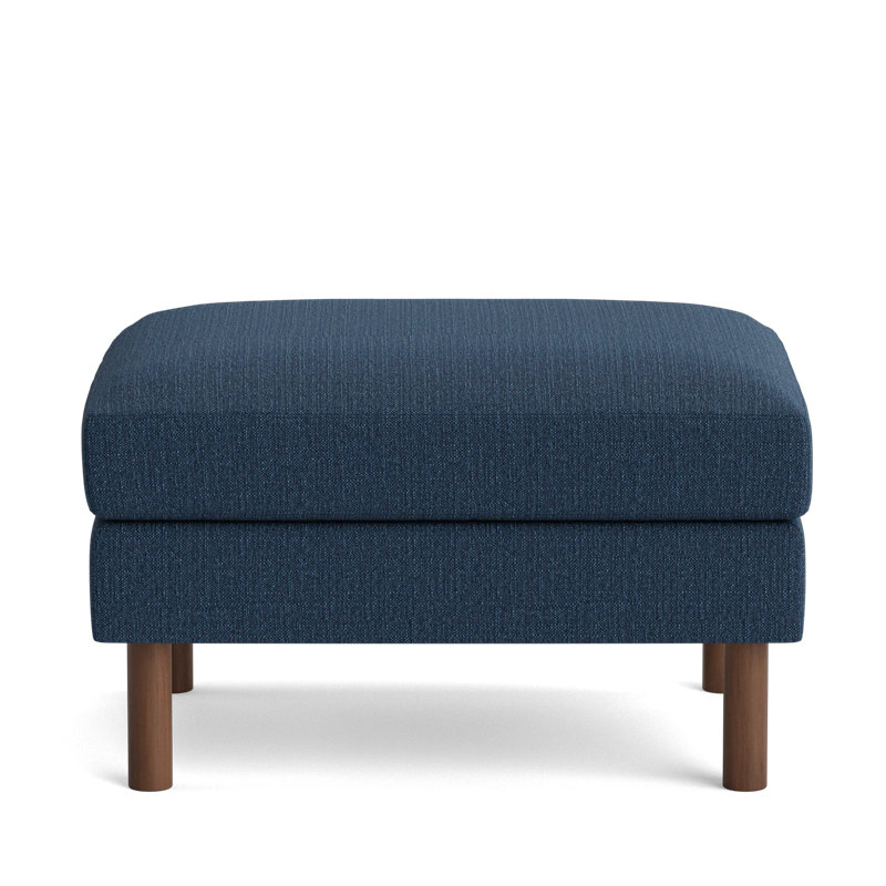 Laguna Ottoman, Performance Weave - Navy