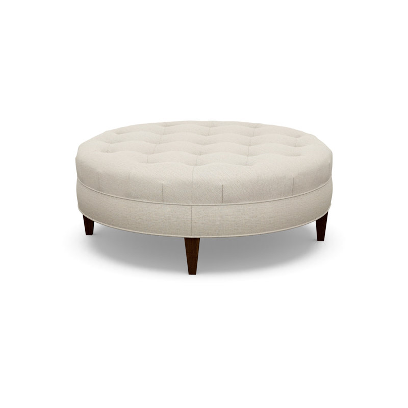 Round Ottoman, Walnut, 9637-82