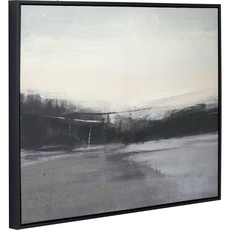 Monochrome Landscape Canvas - Single Picture Frame Print on Canvas