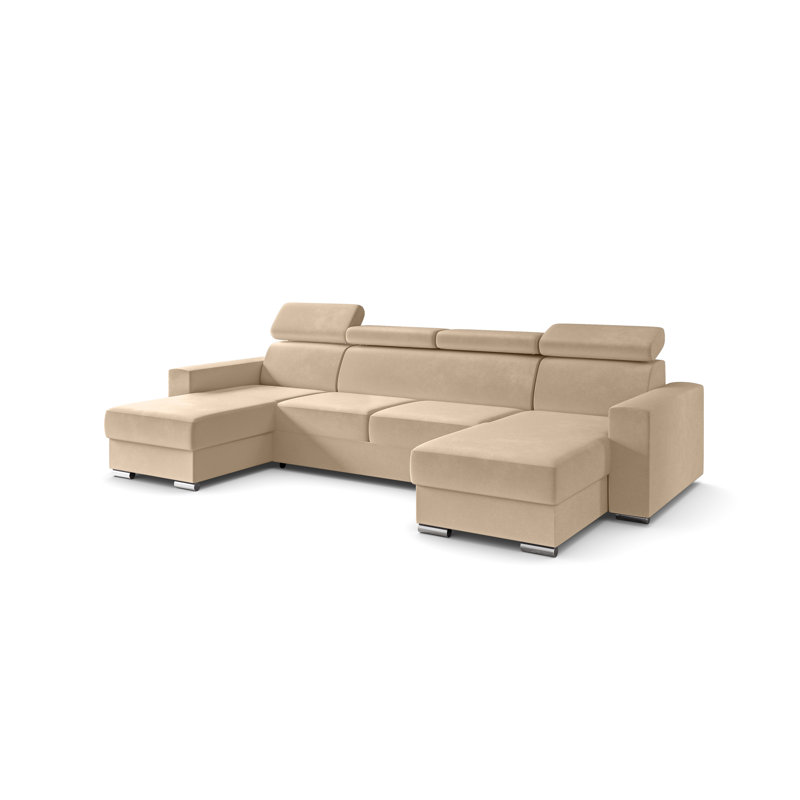 Bowgen 4 Seater Corner Sofa , Beige