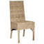 Chaise d'appoint en bois brun Dallon
