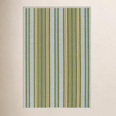 Caravan Multi Machine Washable Striped Rug