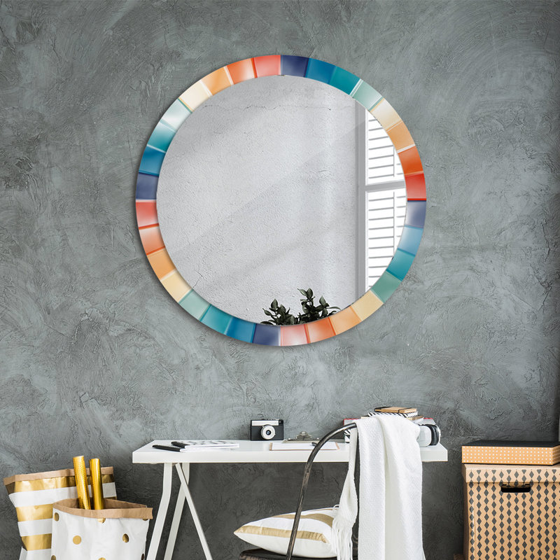 Huldar Glass Flat Wall Mirror