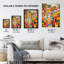 Moroccan Cityscape Painting Exotic Sun Wall Art Print