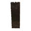 Accent Vase, Dark Bronze Resin, Prominent Geometric Texture, 20 Inch