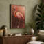 Flamingo in Repose Boho 1 Piece Wrapped Canvas Wall Art-1439116877-1439116885