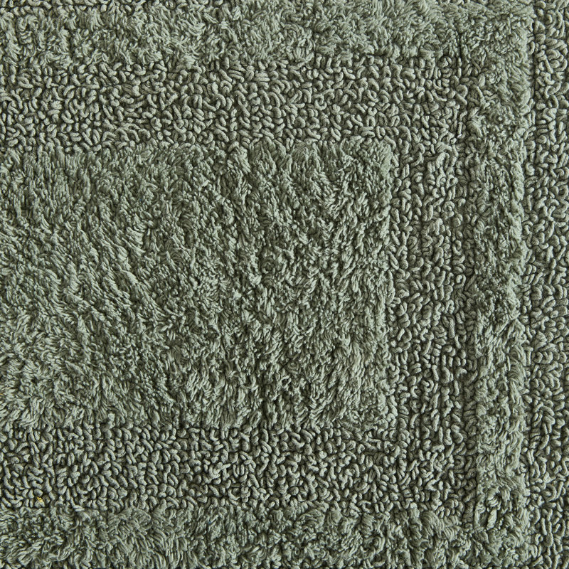 Eddie Bauer Logan Cotton Bath Rug Runner, 60" L x 22" W, Olive Green