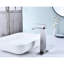 Robinet de lavabo pour salle de bain à poignée simple en nickel brossé et accrédité, débit d'eau de 1,2 gallon par minute, drain escamotable, utilisation durable pour une installation facile avec drain