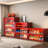Glass Door Shoe Box Shoe Storage Cabinet For Sneakers With RGB Led Light-128514389