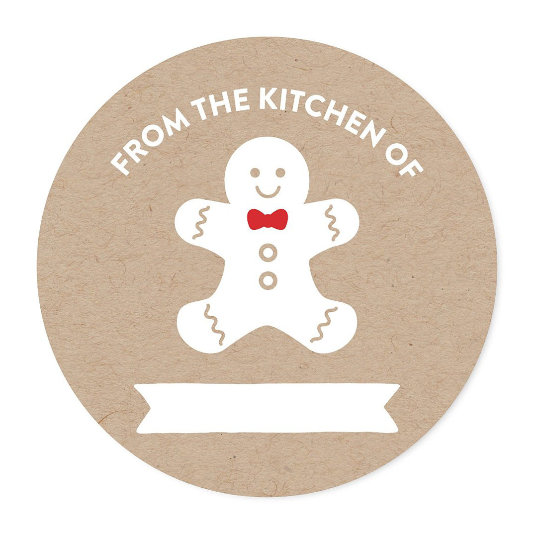 Christmas Round Circle Gift Label Sticker (Set of 40) Koyal Wholesale