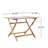 POSITANO 43.5'' FOLDABLE TABLE-1169402707