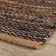 Striped Blue/Natural Handwoven Jute Rug