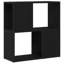Book Shelf Black Oak 24Cm Engineered Wood-962757084