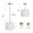 13'' W Pleated Shade Pendant Light