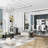 Clear Tempered Glass End Table Set Couch Side Table With Mirrored Silver Base Set Of 4