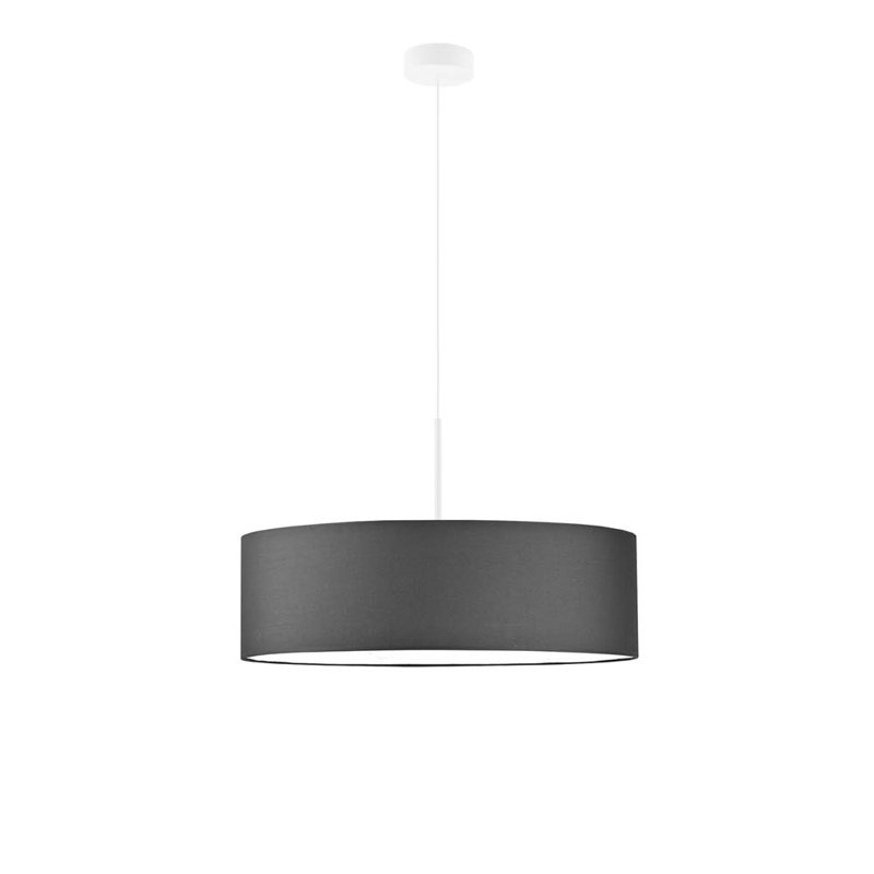 Aubrionna 4 - Light Drum Pendant, Graphite, White