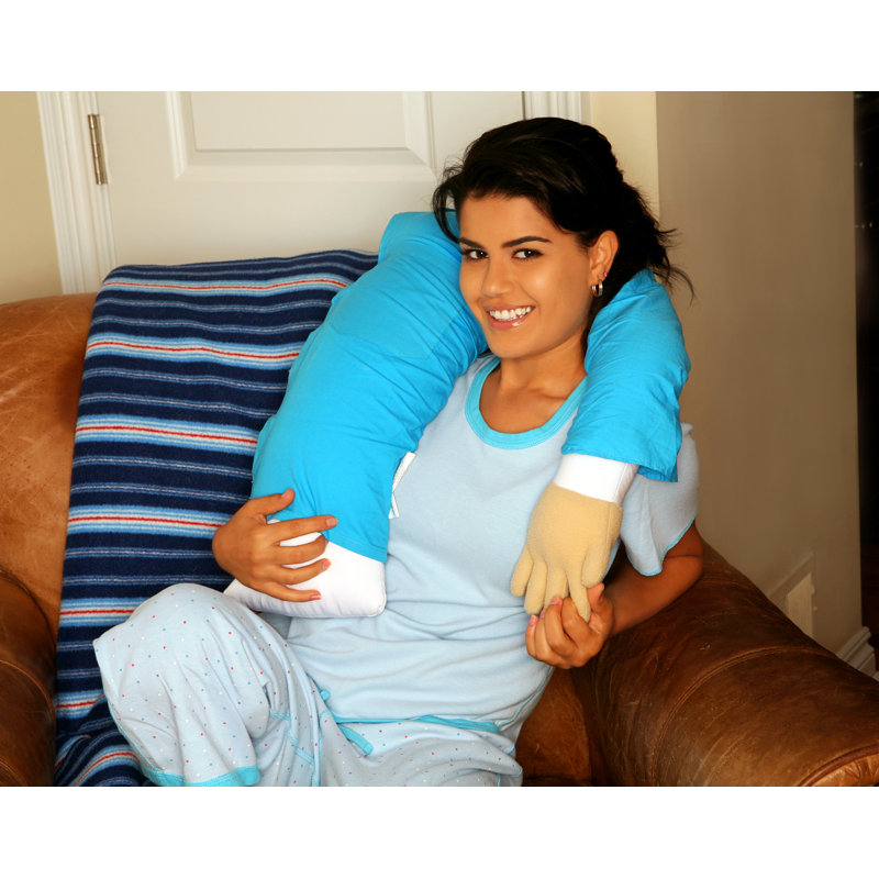 Cotton Throw Pillow, Blue