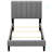 Upholstered Slat Bed