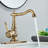 Deck Single-handle Bathroom Faucet with Drain Assembly