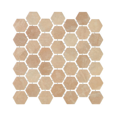 Sonora 2-in. Hex Recycled Glass Honeycomb Mosaic Tile