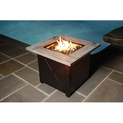 Mason Steel Propane Gas Fire Pit