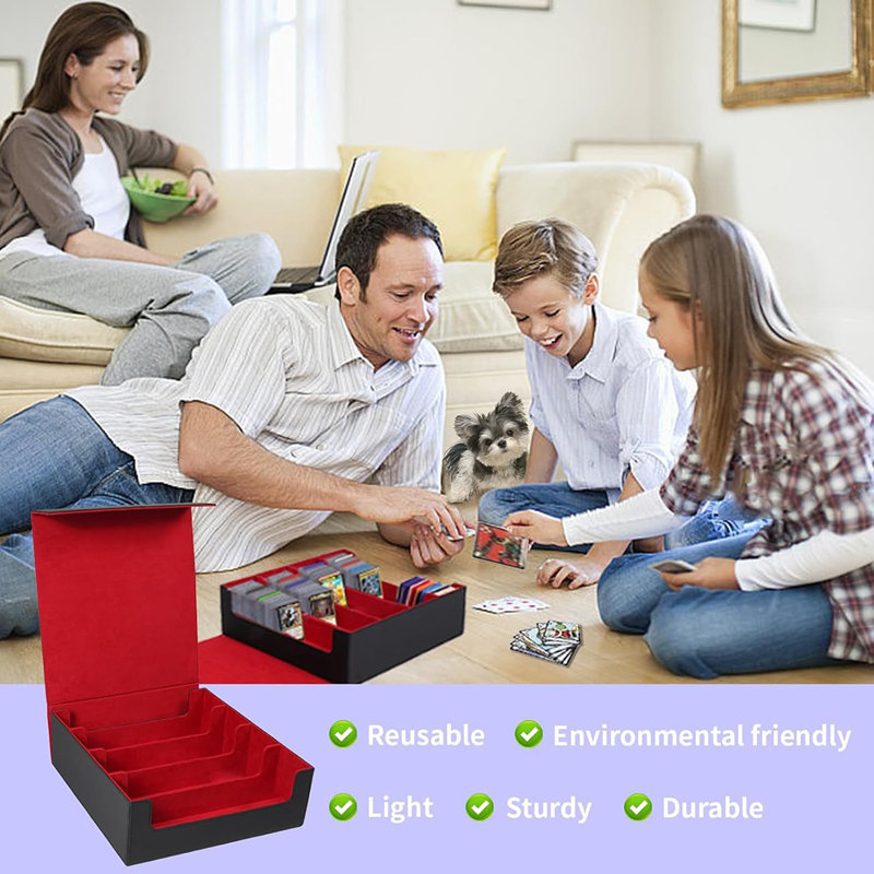 Trading Card Storage Box,Card Storage Box,Quadruple Mtg Deck Box...