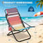 Folding Reclining Beach Chair